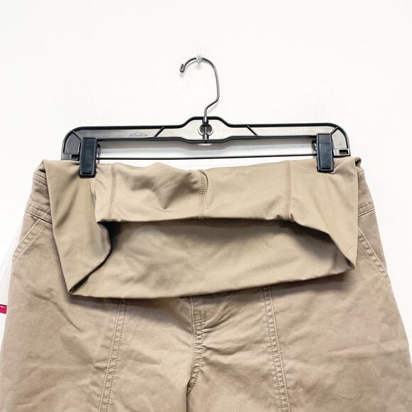 Isabel By Ingrid & Isabel Over The Belly High-Rise Brown Maternity Pants S - Picture 5 of 8